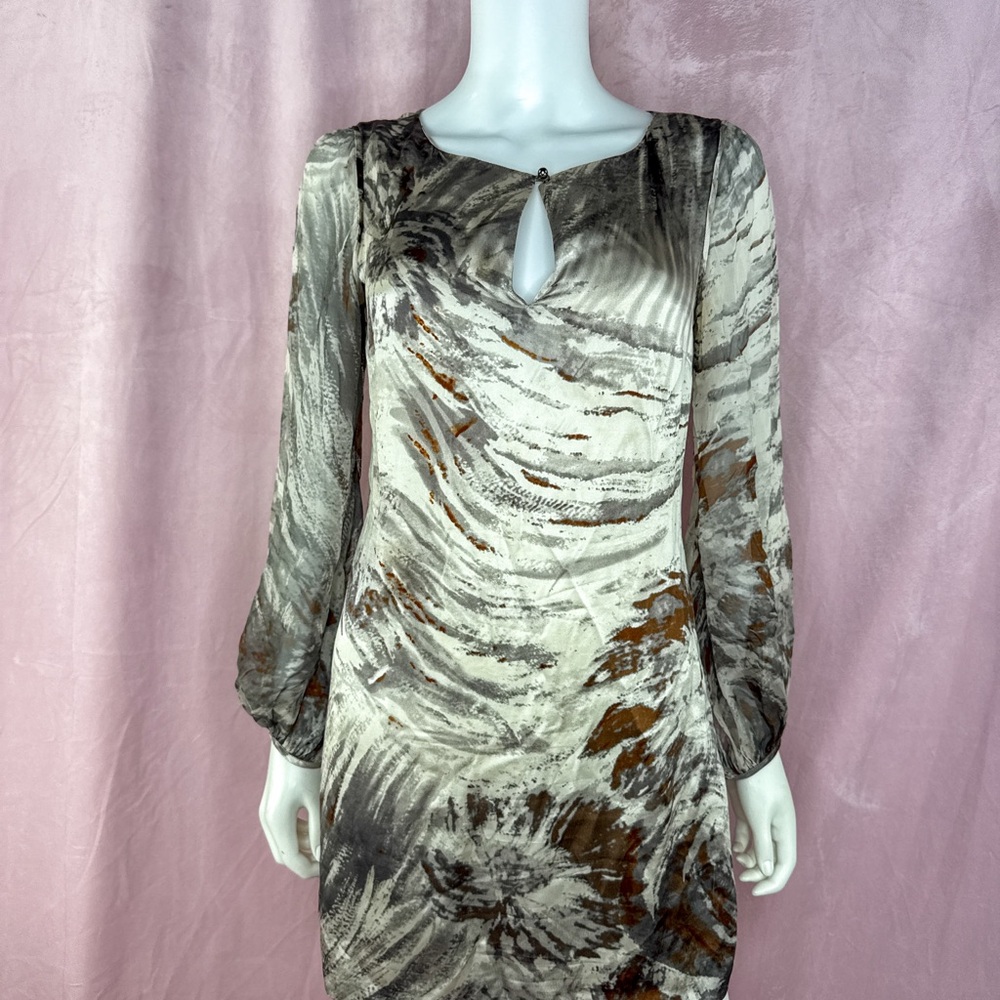 Mint Velvet Womens 100% Silk Tunic Top Blouse Size Small Shine